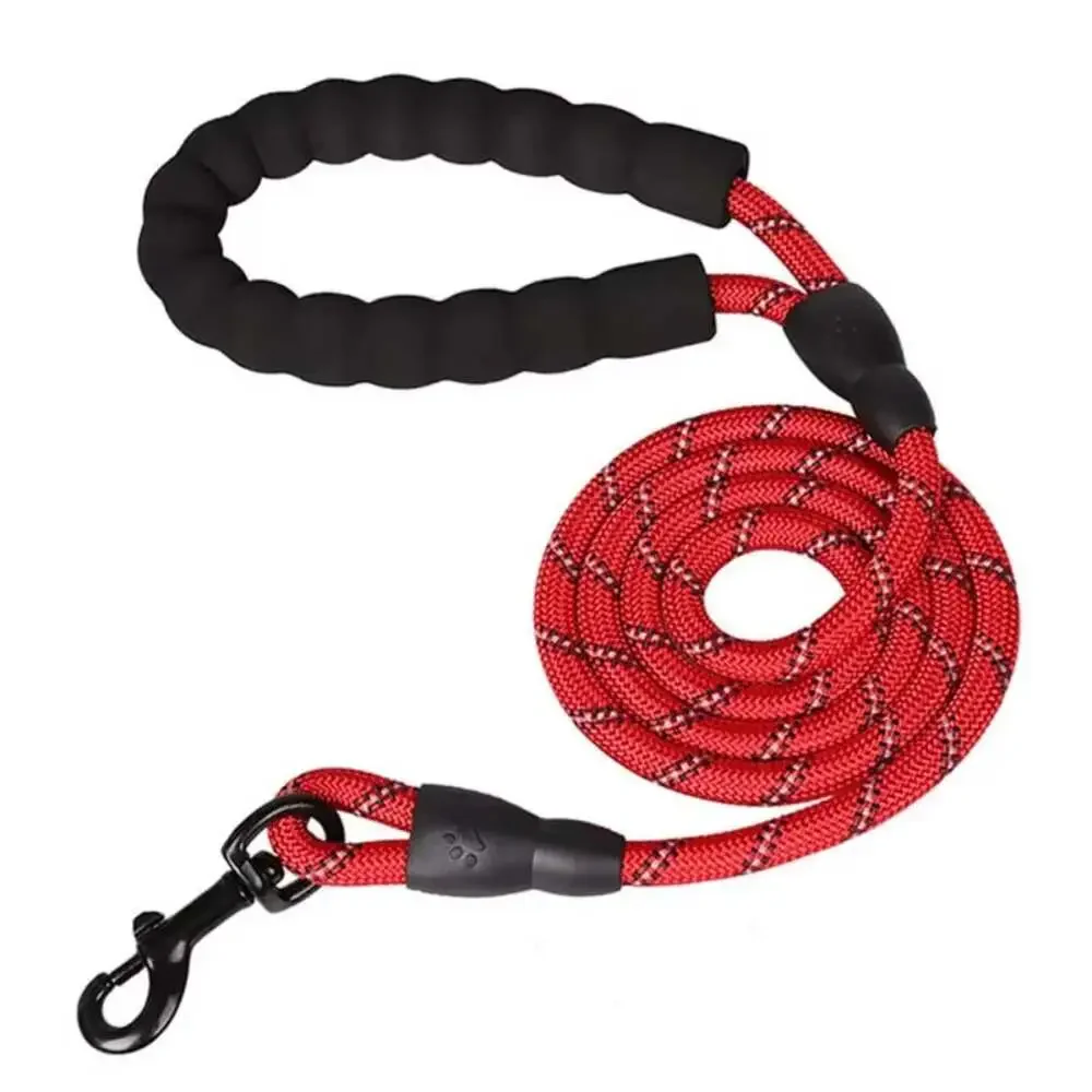 Reflective Dog Leash with Comfortable Padded Handle - Double Heavy Duty Traction